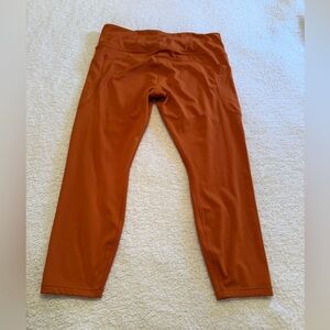 Athleta Burnt Orange 7/8 Leggings XL